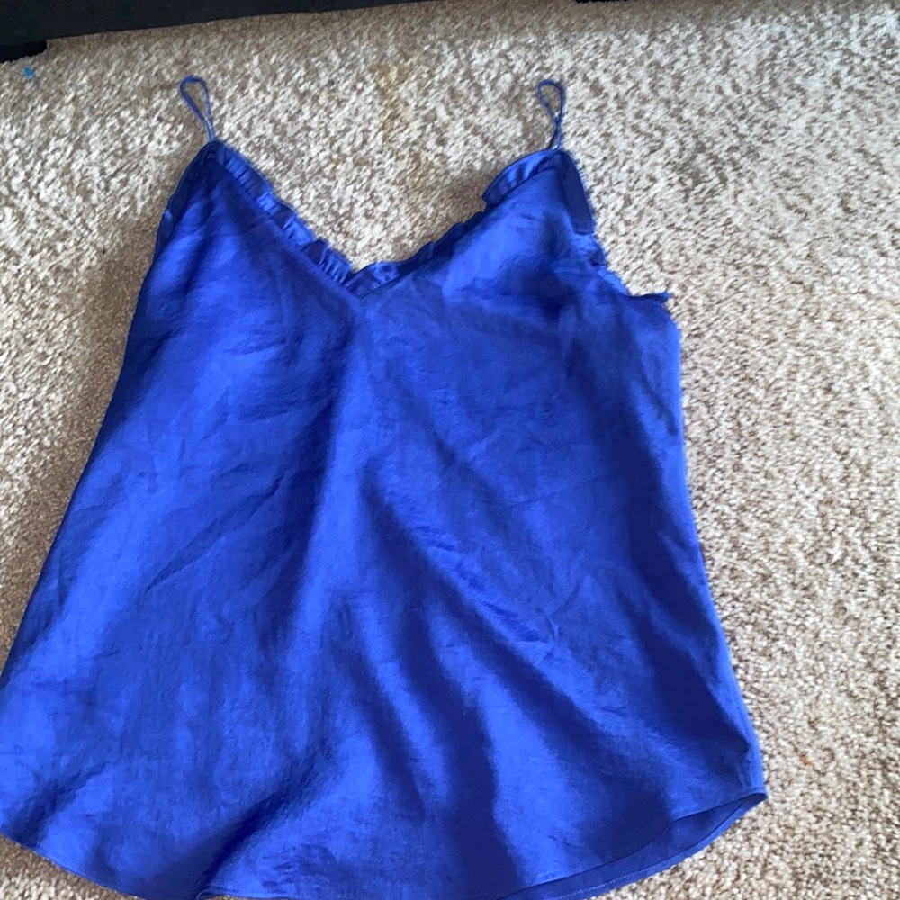 Express Blue blouse tank top
